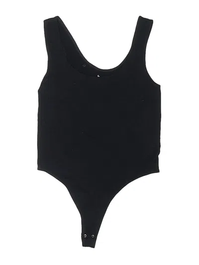 Pre-owned Bar Iii Bodysuit In Black