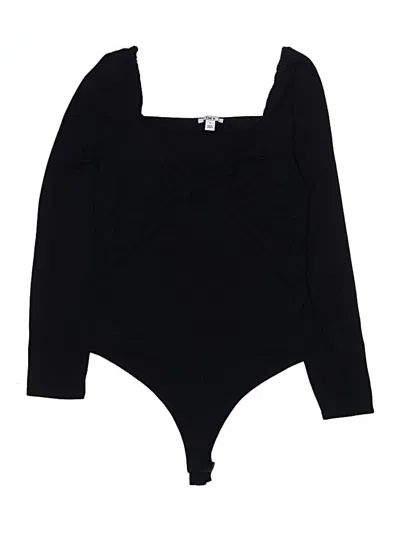 Pre-owned Bar Iii Bodysuit In Black