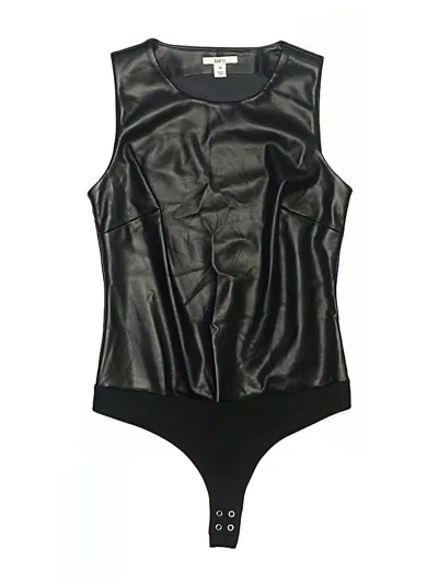 Pre-owned Bar Iii Bodysuit In Black
