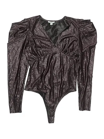 Pre-owned Bar Iii Bodysuit In Black