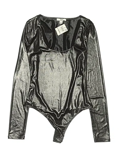Bar Iii Bodysuit In Silver