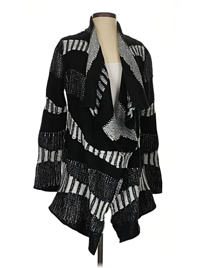 Pre-owned Bar Iii Cardigan Sweater In Black