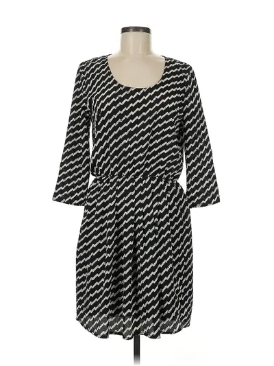 Pre-owned Bar Iii Casual Dress In Black