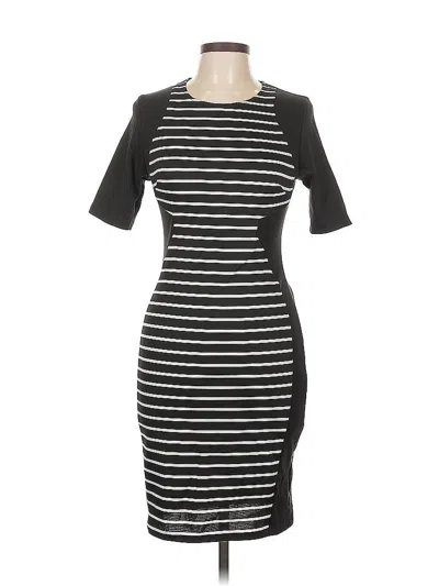 Pre-owned Bar Iii Casual Dress In Black