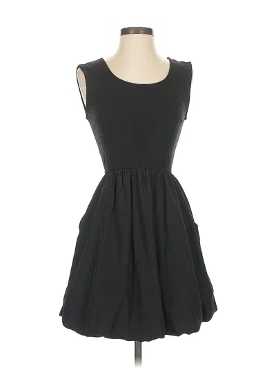 Pre-owned Bar Iii Casual Dress In Black
