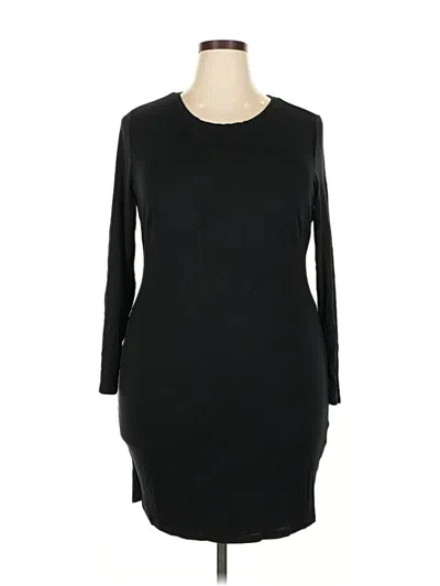 Pre-owned Bar Iii Casual Dress In Black