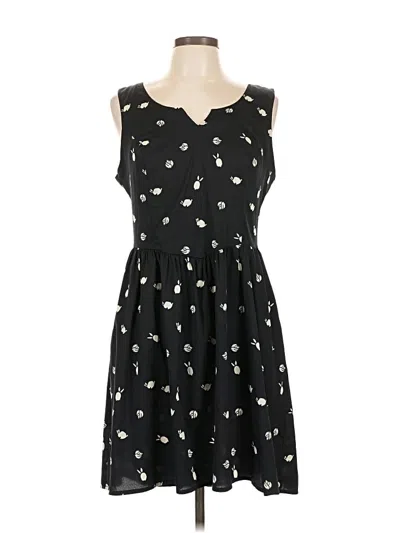 Pre-owned Bar Iii Casual Dress In Black