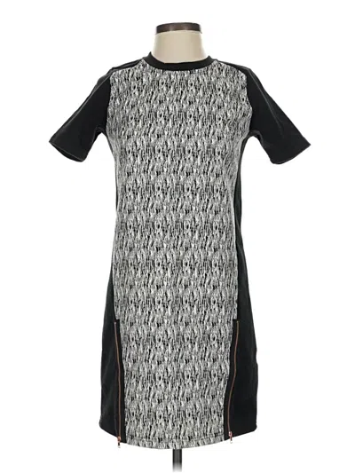 Pre-owned Bar Iii Casual Dress In Black