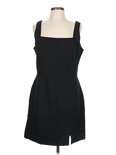 Pre-owned Bar Iii Casual Dress In Black