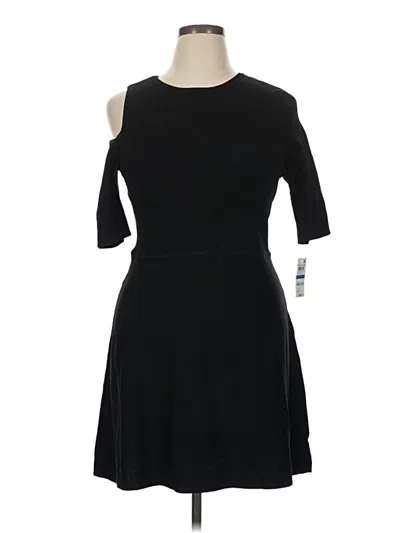 Pre-owned Bar Iii Casual Dress In Black