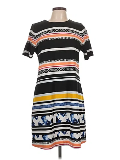 Pre-owned Bar Iii Casual Dress In Black