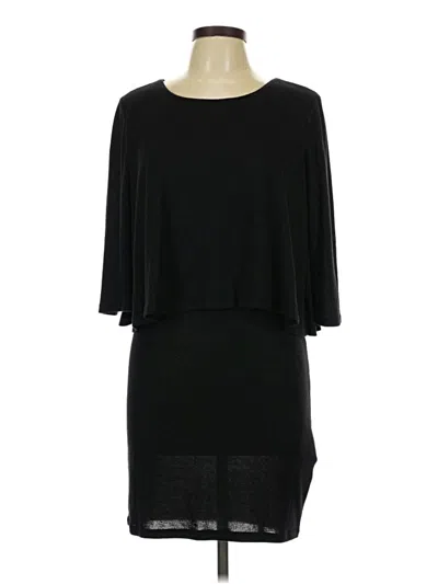 Pre-owned Bar Iii Casual Dress In Black