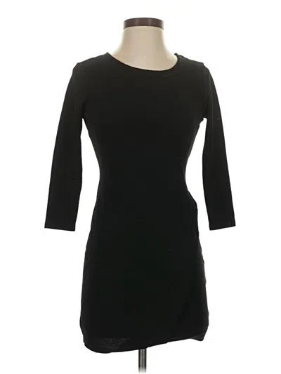 Pre-owned Bar Iii Casual Dress In Black