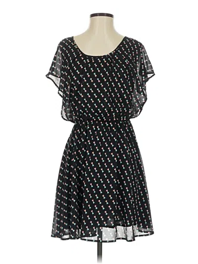 Pre-owned Bar Iii Casual Dress In Black