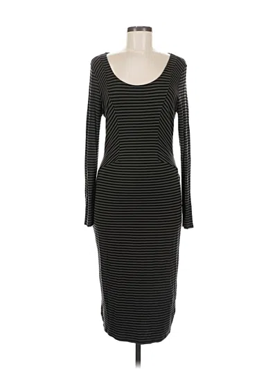 Pre-owned Bar Iii Casual Dress In Black