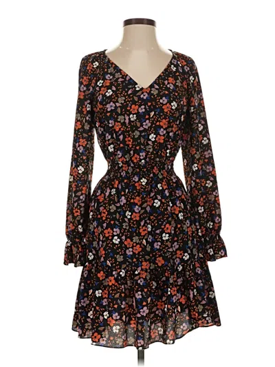 Pre-owned Bar Iii Casual Dress In Black