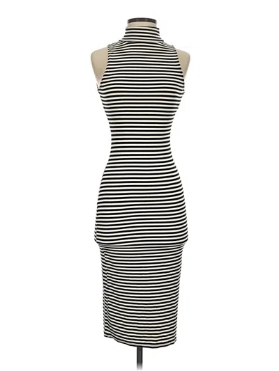 Pre-owned Bar Iii Casual Dress In Black