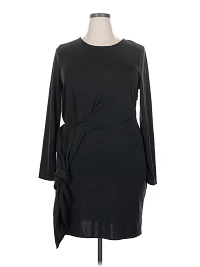 Pre-owned Bar Iii Casual Dress In Black