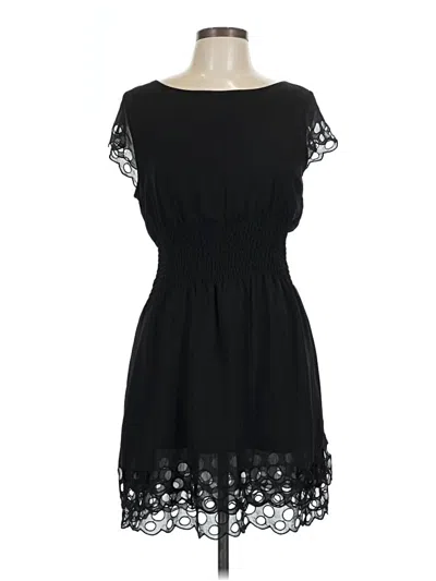 Pre-owned Bar Iii Casual Dress In Black