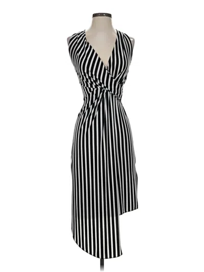 Pre-owned Bar Iii Casual Dress In Black