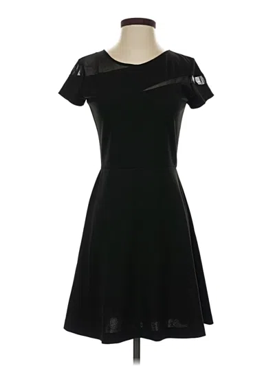 Pre-owned Bar Iii Casual Dress In Black