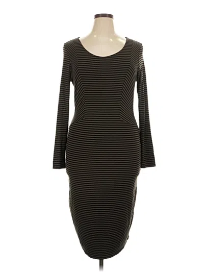 Pre-owned Bar Iii Casual Dress In Black