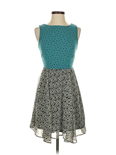 Pre-owned Bar Iii Casual Dress In Blue