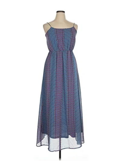 Pre-owned Bar Iii Casual Dress In Blue
