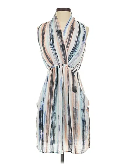 Pre-owned Bar Iii Casual Dress In Blue