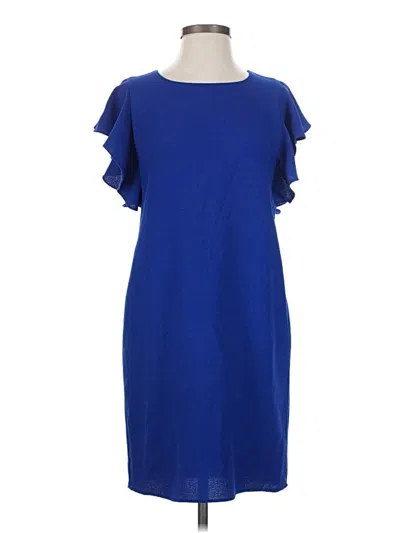 Pre-owned Bar Iii Casual Dress In Blue