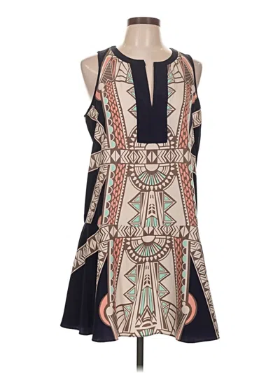 Pre-owned Bar Iii Casual Dress In Blue