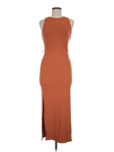 Pre-owned Bar Iii Casual Dress In Brown