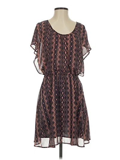 Pre-owned Bar Iii Casual Dress In Brown