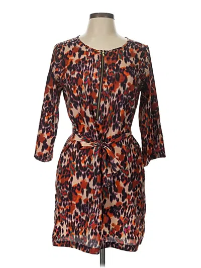 Pre-owned Bar Iii Casual Dress In Brown