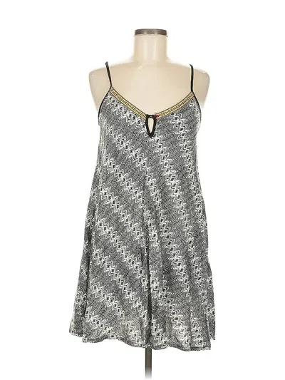Pre-owned Bar Iii Casual Dress In Gray