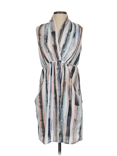 Pre-owned Bar Iii Casual Dress In Gray