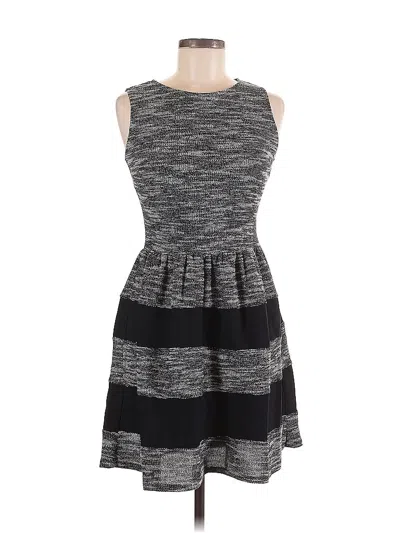 Pre-owned Bar Iii Casual Dress In Gray