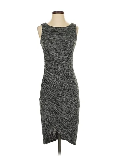 Pre-owned Bar Iii Casual Dress In Gray