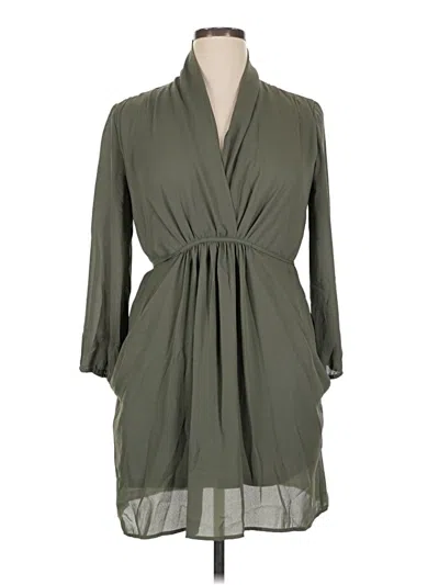 Pre-owned Bar Iii Casual Dress In Gray