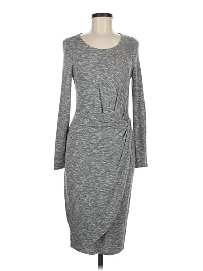 Pre-owned Bar Iii Casual Dress In Gray