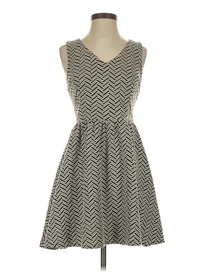 Pre-owned Bar Iii Casual Dress In Gray