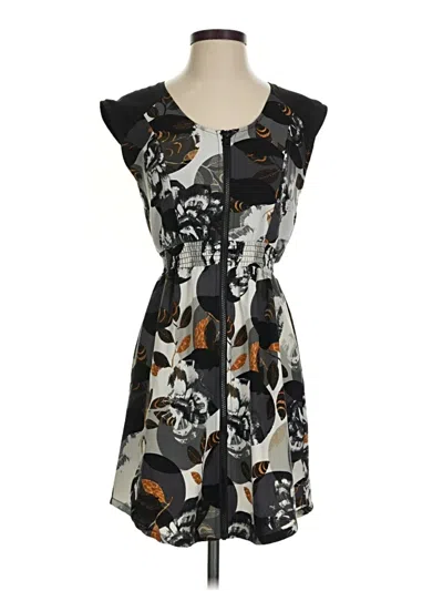 Pre-owned Bar Iii Casual Dress In Gray