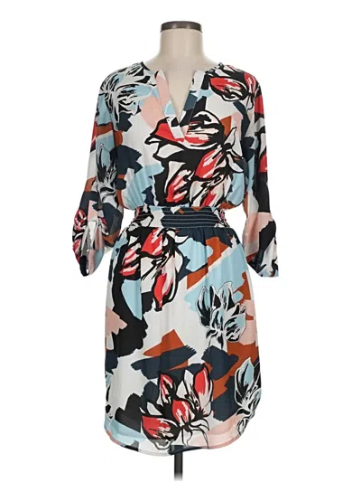 Pre-owned Bar Iii Casual Dress In Gray