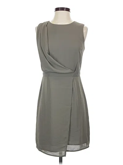 Pre-owned Bar Iii Casual Dress In Gray