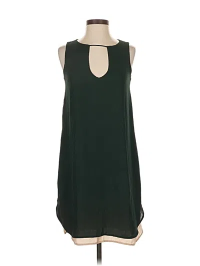 Pre-owned Bar Iii Casual Dress In Green
