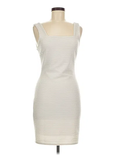 Pre-owned Bar Iii Casual Dress In Ivory