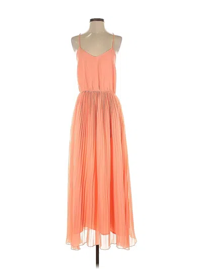 Pre-owned Bar Iii Casual Dress In Orange