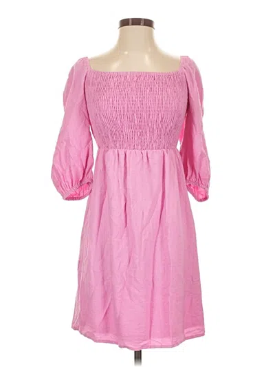 Pre-owned Bar Iii Casual Dress In Pink
