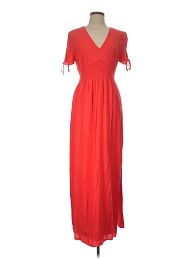 Pre-owned Bar Iii Casual Dress In Red