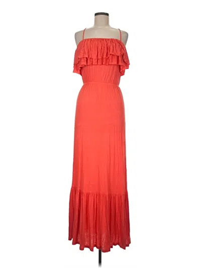 Pre-owned Bar Iii Casual Dress In Red